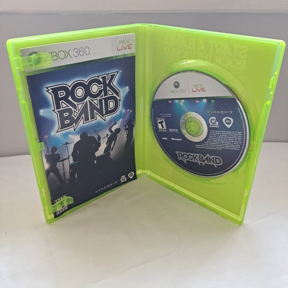 Rock Band Video Game Microsoft Xbox 360, 2007 With Manual Untested - Picture 7 of 9